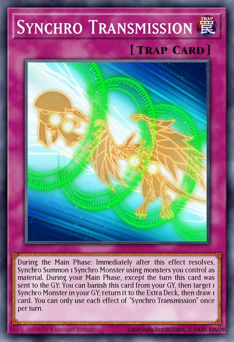 Synchro Transmission trading card