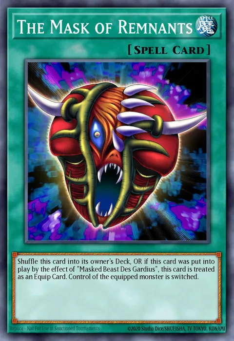 The Mask of Remnants trading card