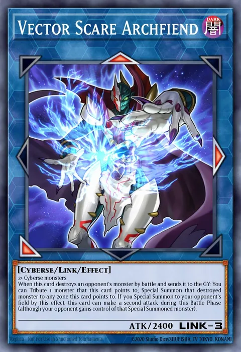 Vector Scare Archfiend trading card