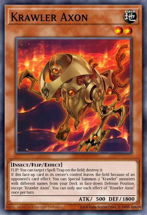 Krawler Axon trading card