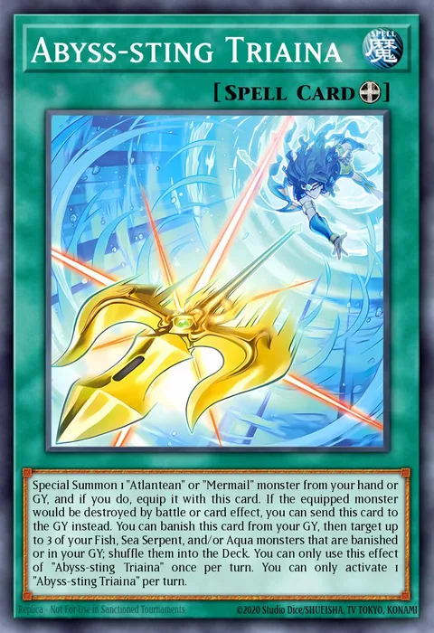 Abyss-sting Triaina trading card