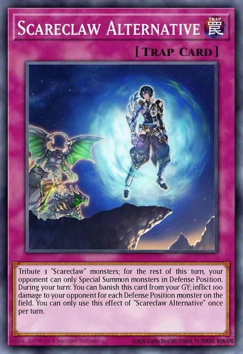 Scareclaw Alternative trading card