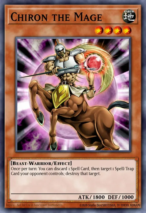 Chiron the Mage trading card