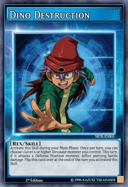 Dino Destruction trading card