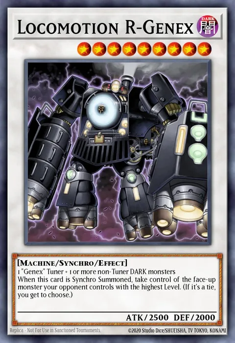 Locomotion R-Genex trading card