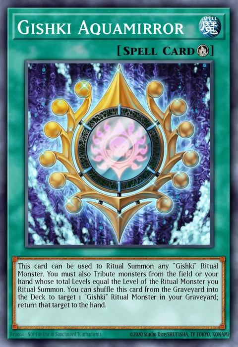 Gishki Aquamirror trading card