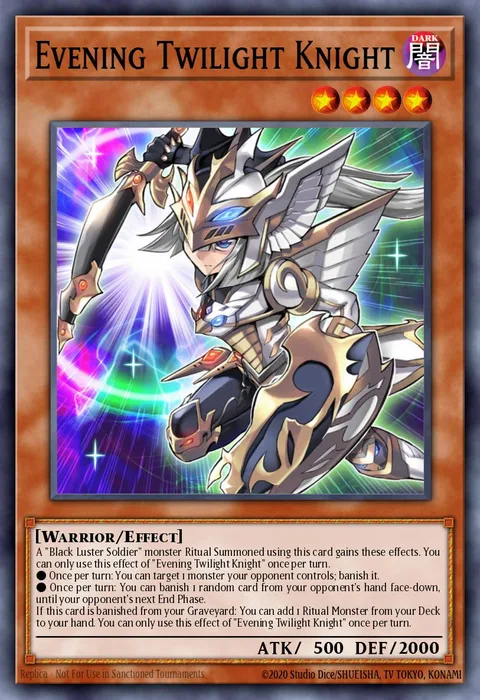 Evening Twilight Knight trading card