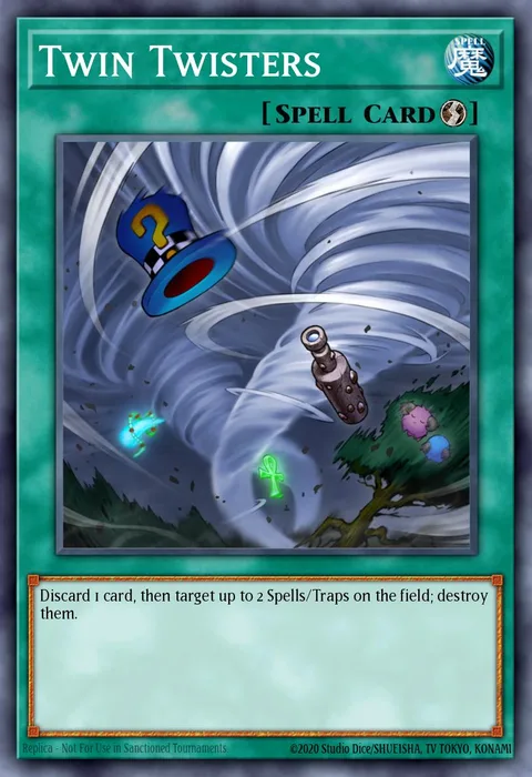 Twin Twisters trading card