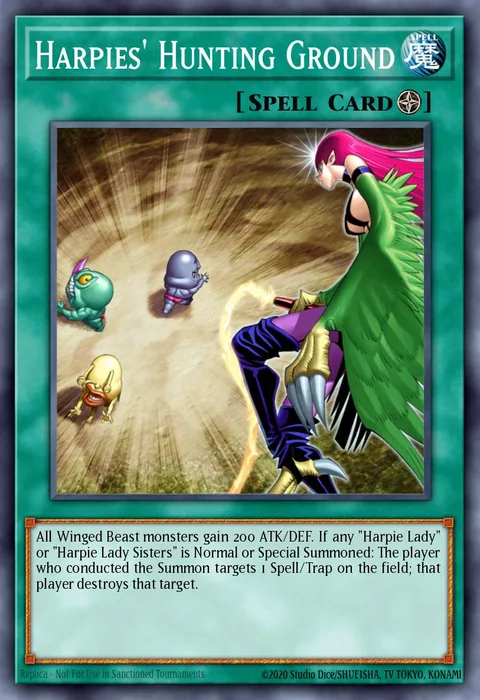 Harpies' Hunting Ground trading card