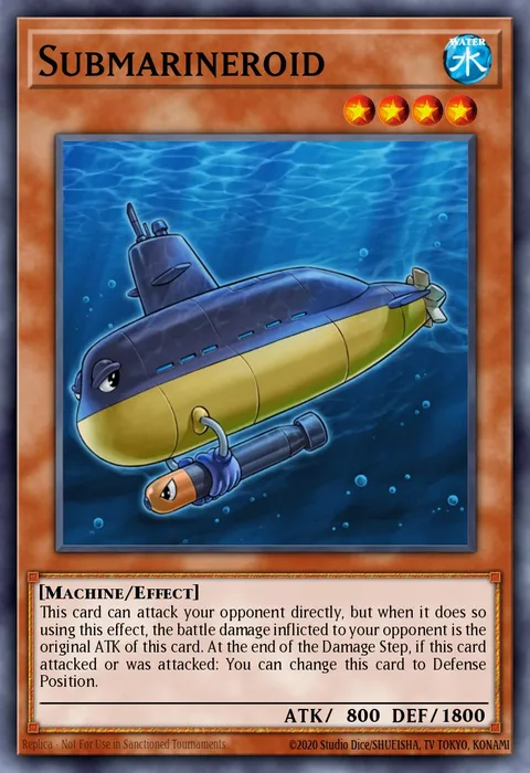 Submarineroid trading card