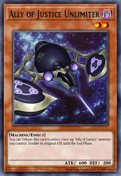 Ally of Justice Unlimiter trading card