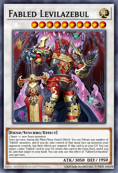 Fabled Levilazebul trading card