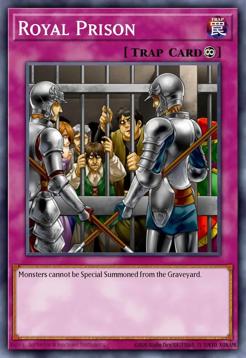 Royal Prison trading card