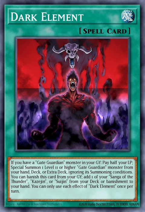 Dark Element trading card