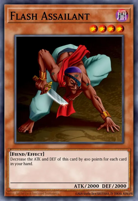 Flash Assailant trading card