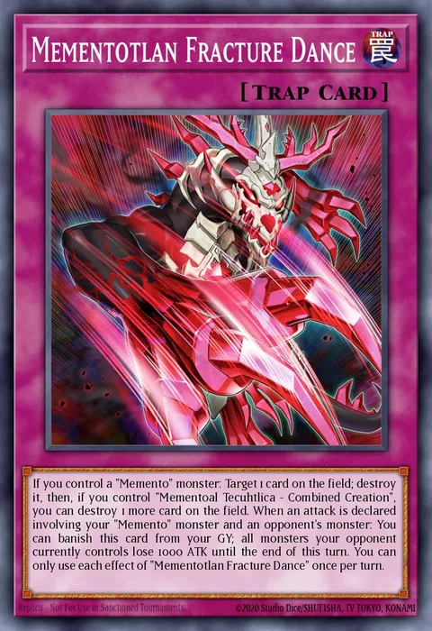 Mementotlan Fracture Dance trading card