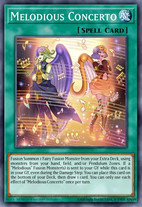 Melodious Concerto trading card
