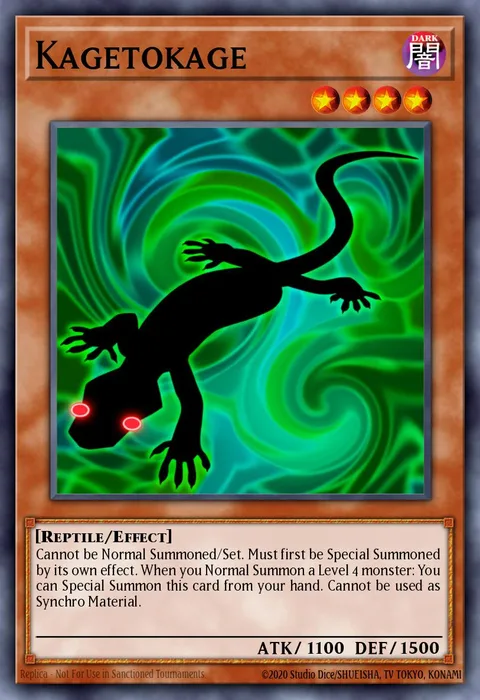 Kagetokage trading card