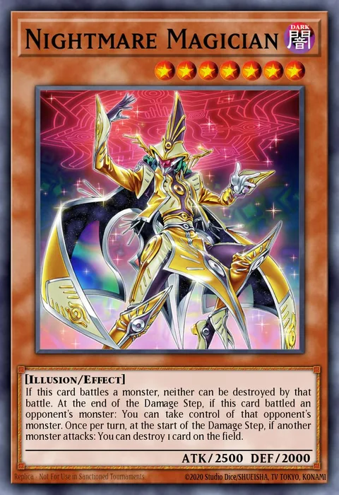 Nightmare Magician trading card