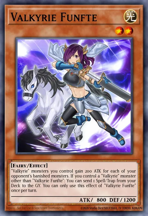 Valkyrie Funfte trading card