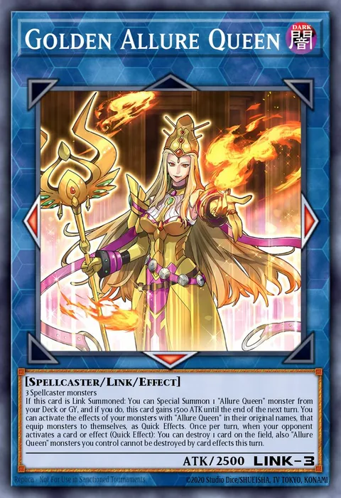 Golden Allure Queen trading card