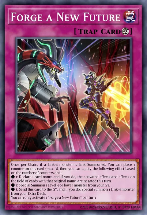 Forge a New Future trading card