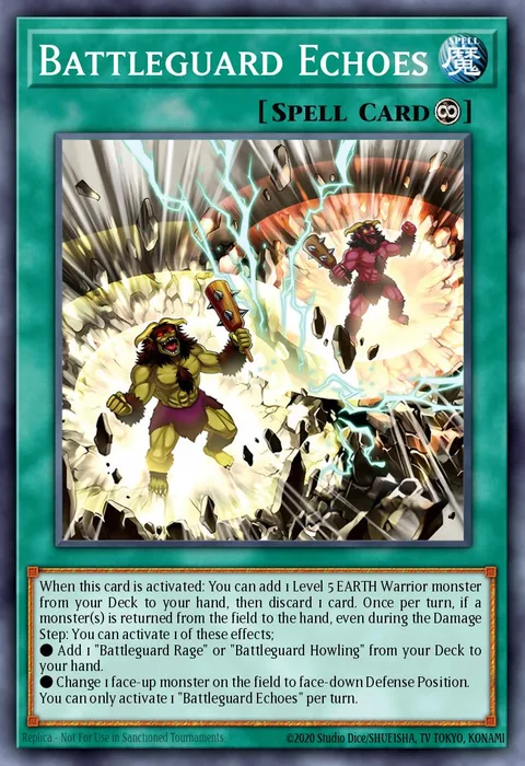 Battleguard Echoes trading card