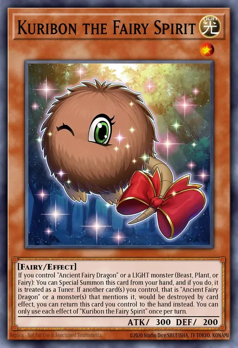 Kuribon the Fairy Spirit trading card