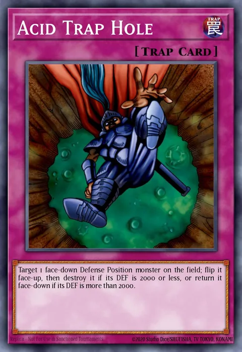 Acid Trap Hole trading card