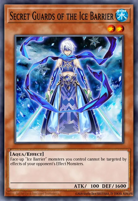 Secret Guards of the Ice Barrier trading card