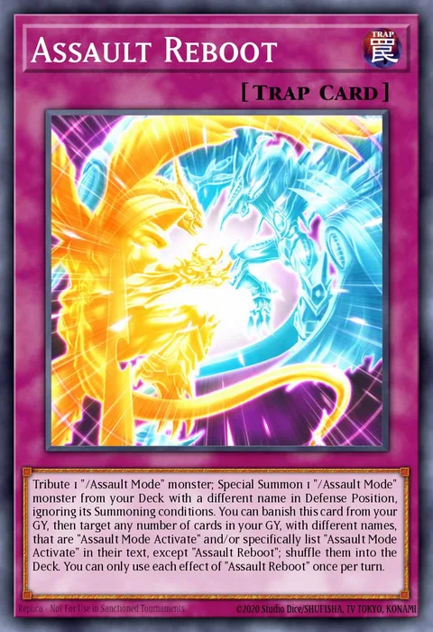 Assault Reboot trading card
