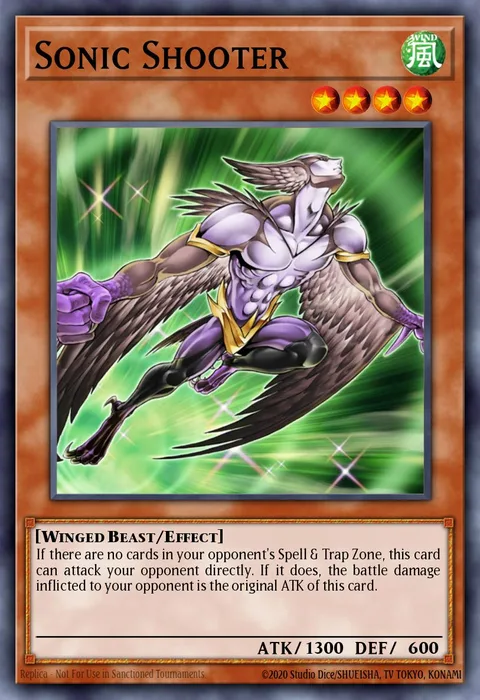 Sonic Shooter trading card
