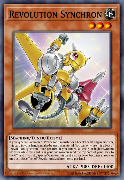 Revolution Synchron trading card