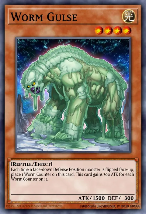 Worm Gulse trading card