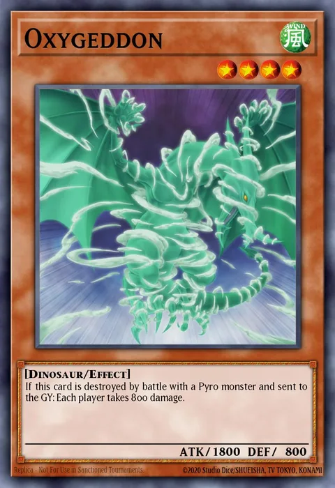 Oxygeddon trading card