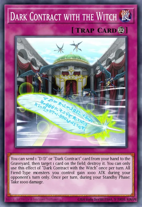 Dark Contract with the Witch trading card
