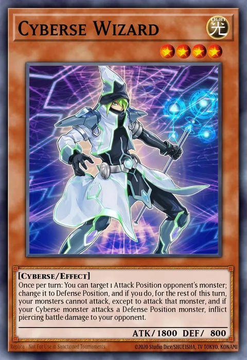 Cyberse Wizard trading card