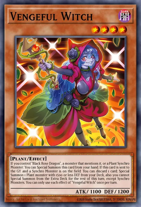 Vengeful Witch trading card