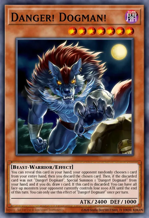 Danger! Dogman! trading card