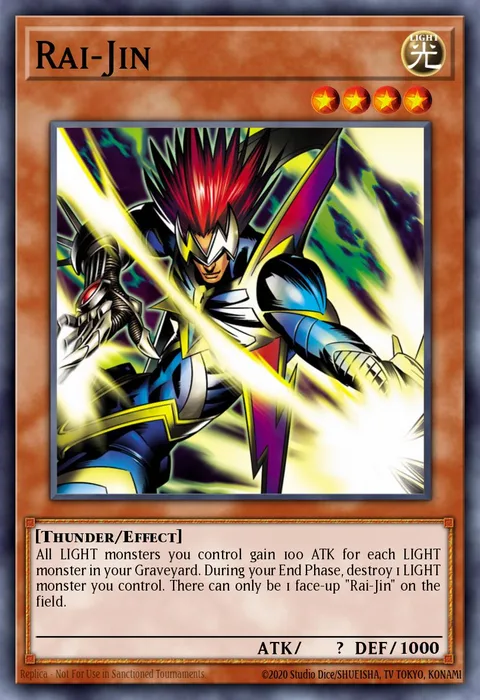 Rai-Jin trading card