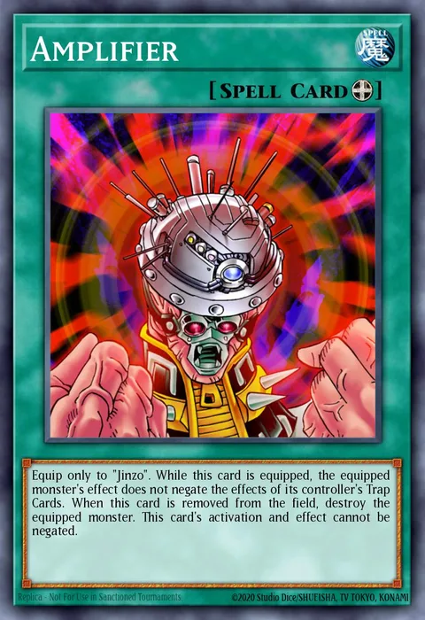 Amplifier trading card