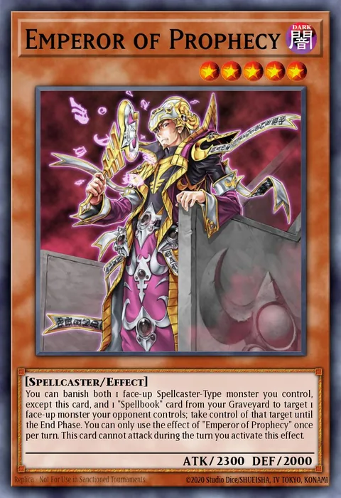 Emperor of Prophecy trading card