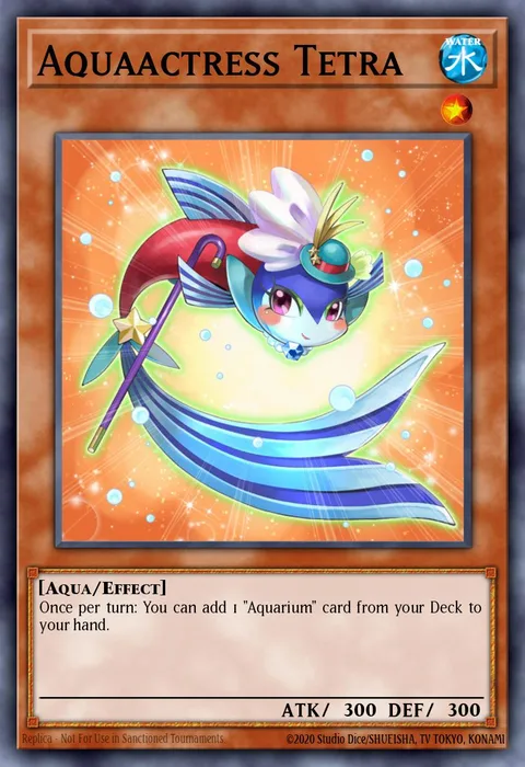 Aquaactress Tetra trading card