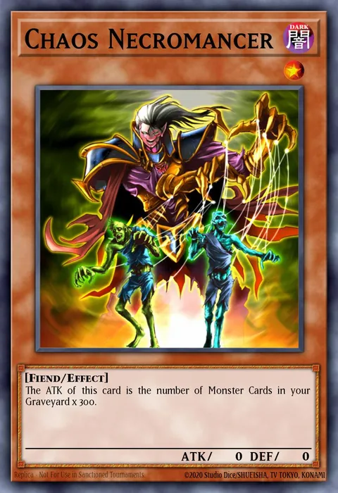 Chaos Necromancer trading card