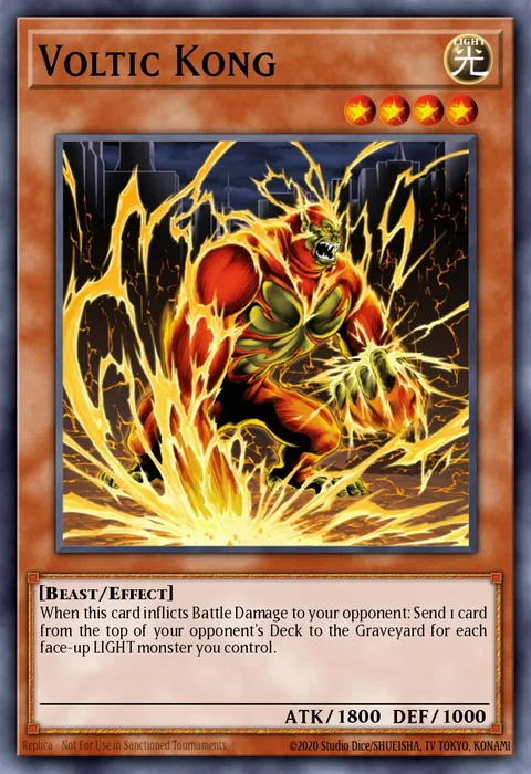 Voltic Kong trading card