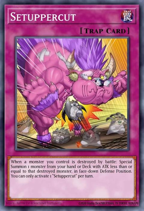 Setuppercut trading card