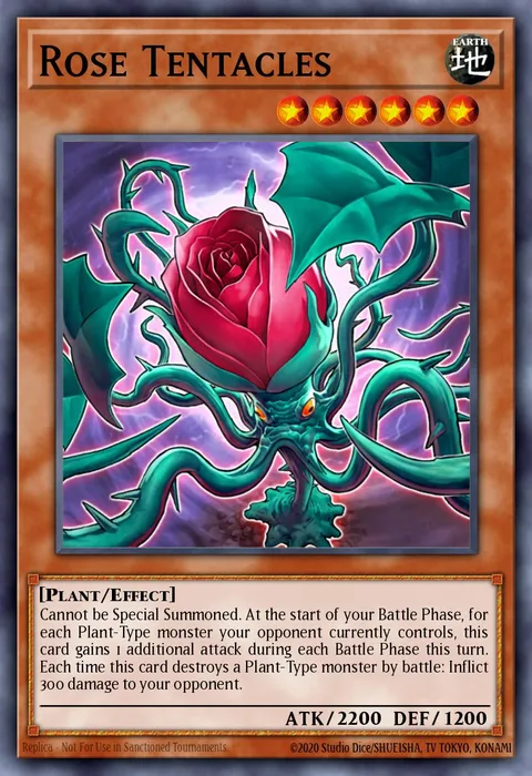 Rose Tentacles trading card