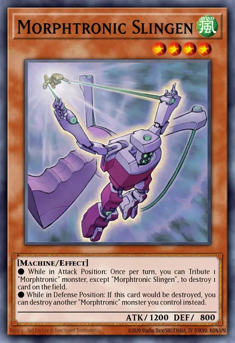 Morphtronic Slingen trading card
