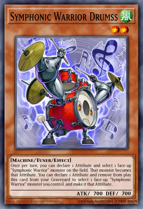 Symphonic Warrior Drumss trading card