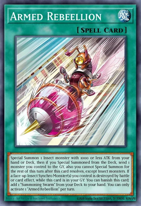 Armed Rebeellion trading card